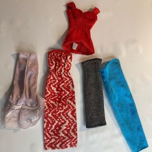 Barbie Vintage Fashion Doll Dress Clothes Lot